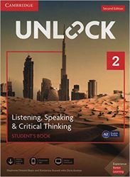 Unlock 2: learning, speaking, and critical thinking - book cover