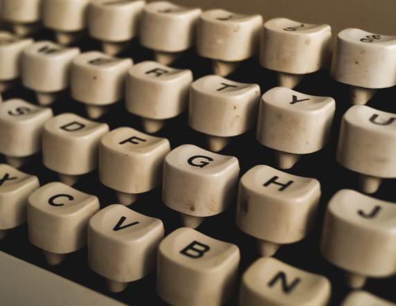typewriter keys