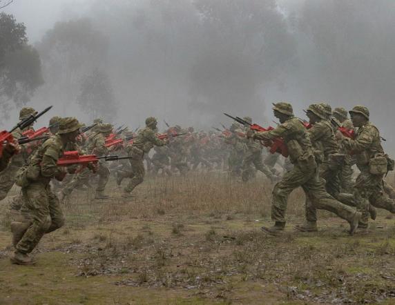 army recruit training
