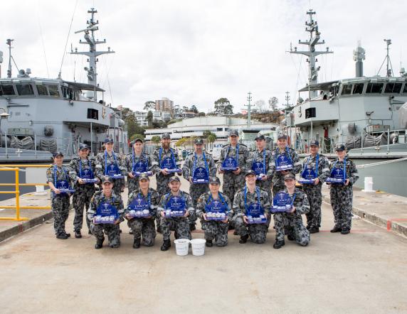 Each year personnel from Sydney Royal Australian Navy base, HMAS Waterhen, provide support to Legacy by raising money through the sale of Legacy Badges across the North Sydney region.